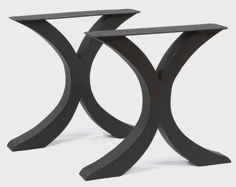16"H, Flowy X-Shaped Coffee Legs