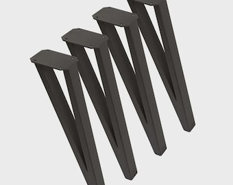 16"H, Box Hairpin Coffee Table Legs, Set of 4