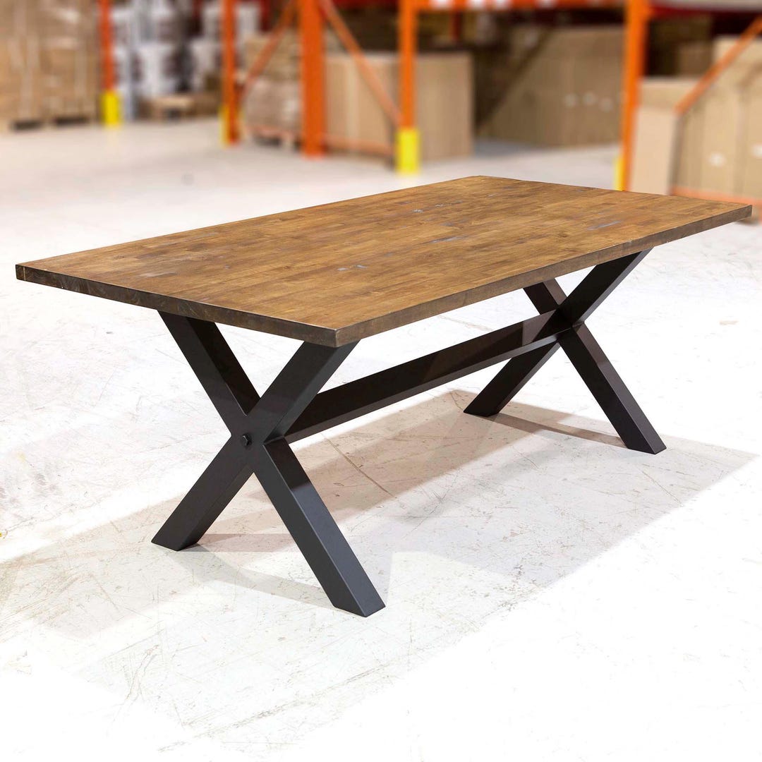 H28“ X-shaped Dining Table Base W/stretcher - Etsy