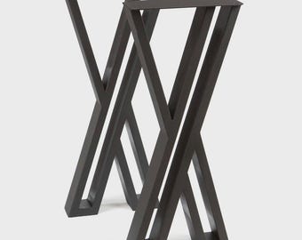 28", Double X Shaped Entryway Console Table Legs