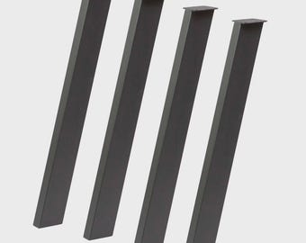 Patas para mesa de comedor de 28" de alto, juego de 4