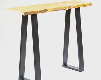 34"H, Sofa Table Legs, Counter Height Trapezoid Shape