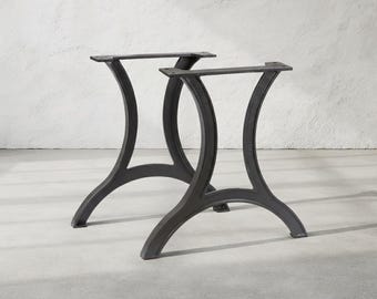 28"H x 28"W, Cast Iron Dining Table Legs
