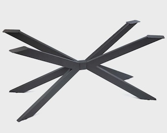 28"H, Dining Table Legs, Butterfly Spider Shape Table Base