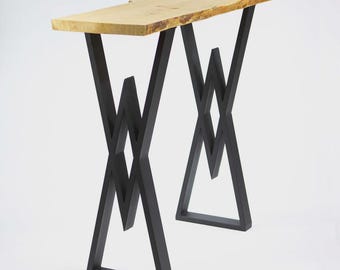 40"H, Bar Table Legs, Metal Diamond Shape