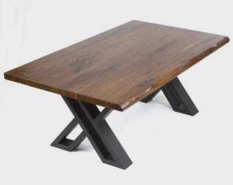 16"H, Coffee Table Legs, Double X Shape