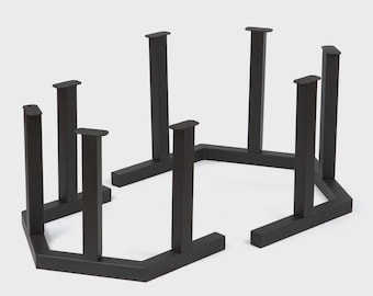 17"H, Round Nesting Coffee Table Legs, Set of 2