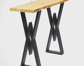 Patas de mesa de sofá de 34" de alto, forma de diamante