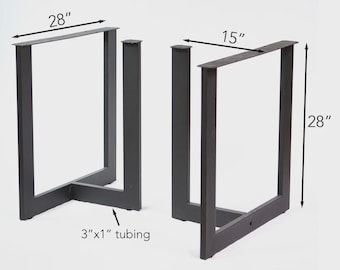 Patas de mesa para mesa de comedor larga de 28" de alto