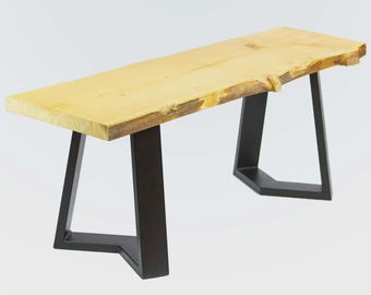 16"H, Cress Bench Legs, Black Powder Coated