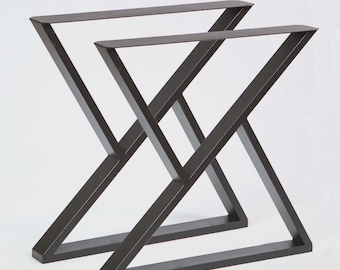 28"H, Dining Table Legs, Z Shape