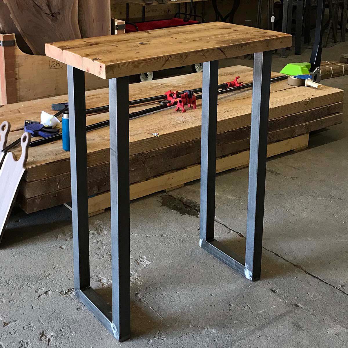 40"h, Bar Height Pub Table Legs, U Shape - Etsy