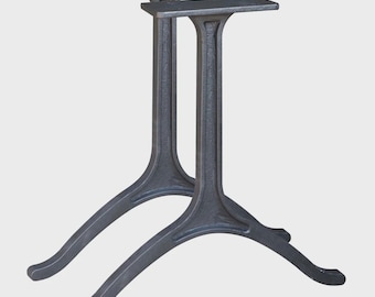 28"H, Cast Iron Wishbone Dining Table Legs