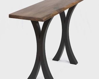 28"H, Flowy X-shaped Entryway Console Table legs