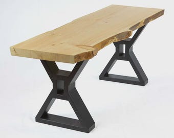 16"H, Bench Legs, Farmhouse X-Shaped