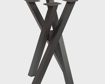 22"H, End Table Base, Straw Bundle Shaped