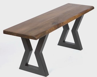 Patas de banco elegantes en forma de X de 16" de alto