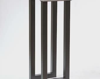 34"H x 12"W, Counter Height Sofa Table Legs, U Shape