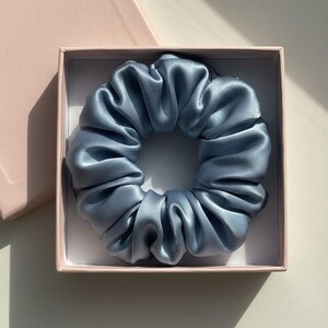 Dusty Blue Scrunchie - Etsy display picture 1