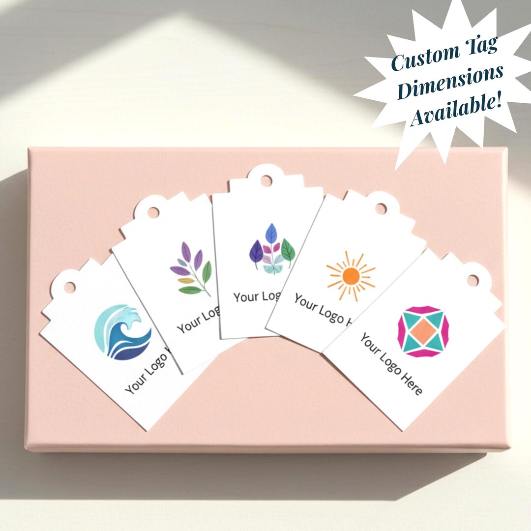 Custom Business Tag Logo Design Product Label Merchandise Branding ...