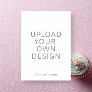 1st Birthday Invitation Printing - Professional printing service - 5x7 Cards - High Quality 1st Birthday Prints Made Simple. Free shipping!