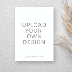 Invitation Printing - Professional printing service - 5x7 Cards - Birthdays Weddings Holidays. Free shipping!