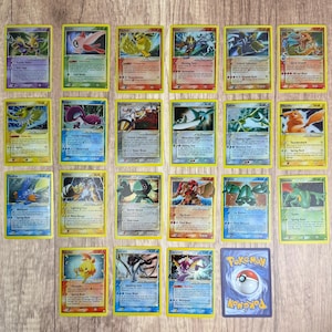 Gold Star Pokemon Proxy Card Set (21) – Fan-Made Pokémon Cards