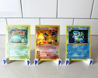 Charizard Blastoise Venusaur 1st Edition Shadowless – Fan-Made Pokémon Cards