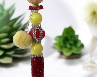 Beautiful Character Beaded Pen.