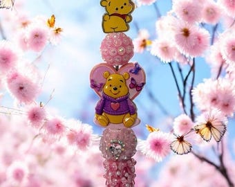 Adorable Pooh Bear Beaded Pen.