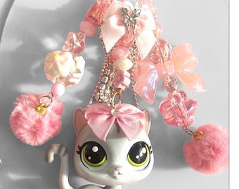 Llavero de Littlest Pet Shop hecho a mano.
