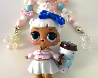 Handmade Dainty Loll Doll Keychain