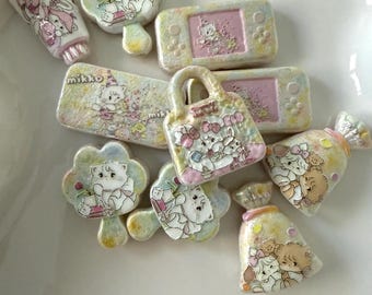 Character Focal Beads for Pens/Keychains – 10 Pack