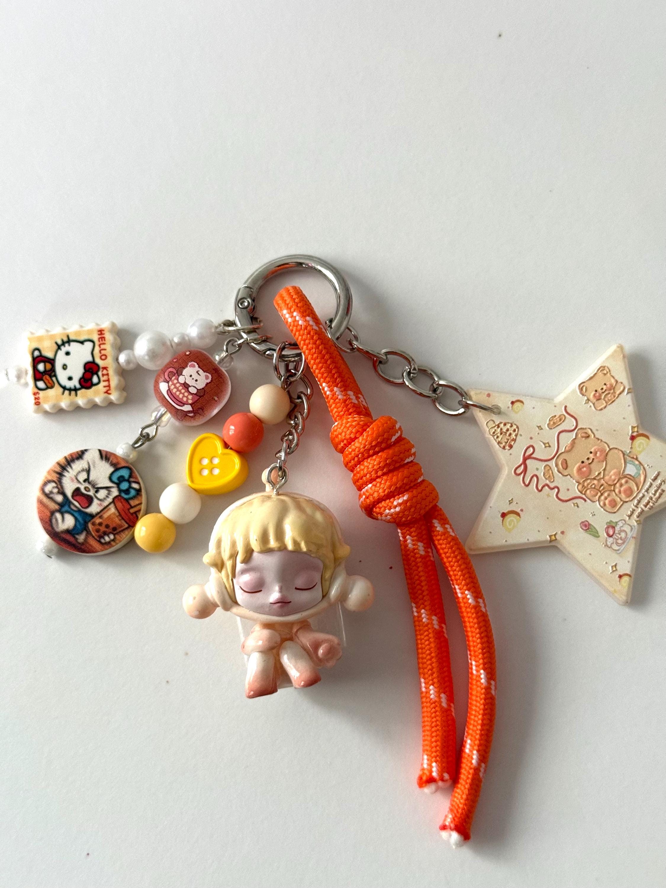 Skull panda keychain - Etsy 日本