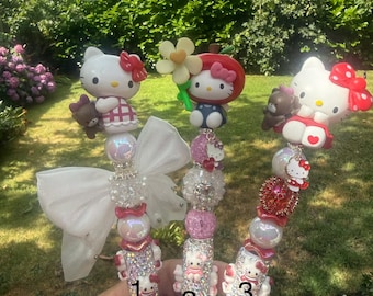 Impresionante bolígrafo de Hello Kitty hecho a mano