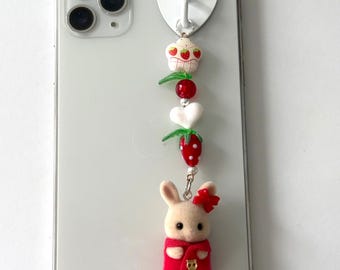 Handmade Sylvanian Baby Phone Charm