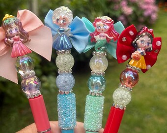 Handmade Dainty Princess Beaded Pens