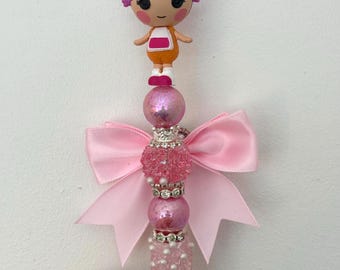 Bolígrafo de cuentas Lalaloopsy hecho a mano