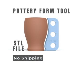 Keramik Becher Form Werkzeug - Rad Wurfprofil - Digital STL