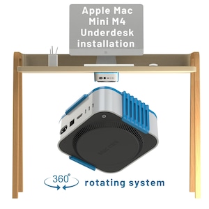Apple M4 Mac Mini Underdesk Installation | Apple Mac Mini Under Table Mounting | Mac Mounting Bracket | Mac Mini Stant | M4 Mac Mini Case