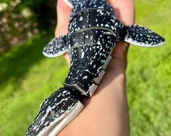 Large 12” Articulated Pliosaur Toy – Prehistoric Ocean Predator Model – 3D Printed Marine Reptile Figure