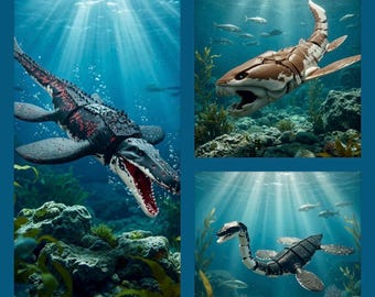 Buy 2 Get 1 Free or Buy 3 Get 2 Free - 3D Printed Articulated Sea Creatures - Savings Bundles - Choose Your Sea Animals - Ocean Fidget Toys