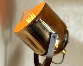Vintage Goffredo Reggiani Brass Floor Lamp | MCM Italian Modern Lighting