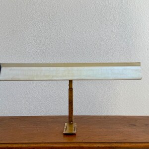 Vintage 1960s Brass Art Light, Lacquered Rose Gold Plug-in Wall Lamp image 18
