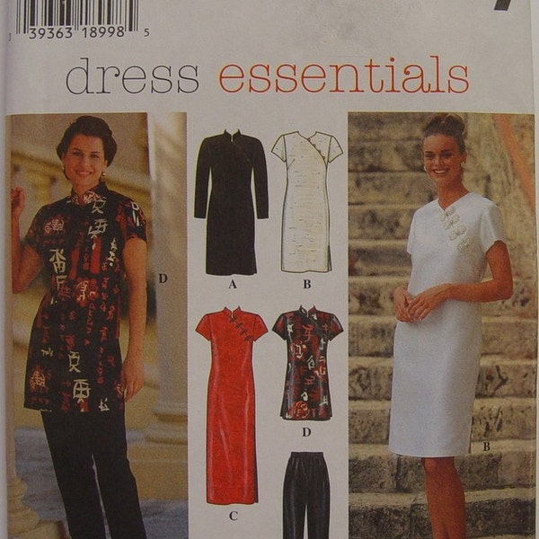 Oriental Inspired Dress, Tunic, Top and Pants Pattern, Simplicity 7178