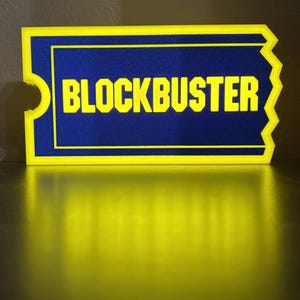 Blockbuster LED sign