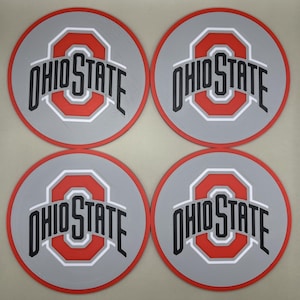 4 Ohio State Coasters