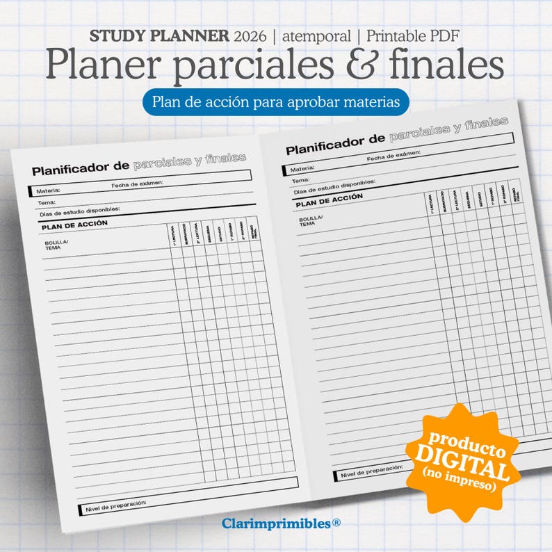 2026 Printable University Planner | Academic Planner | Student Planner ...