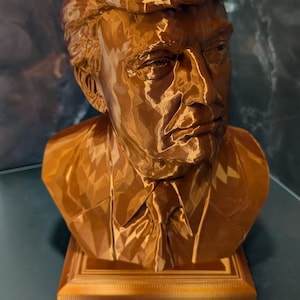 10&quot; 3d Printed: Trump Statue Bust