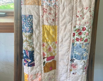 Flowery Baby Quilt